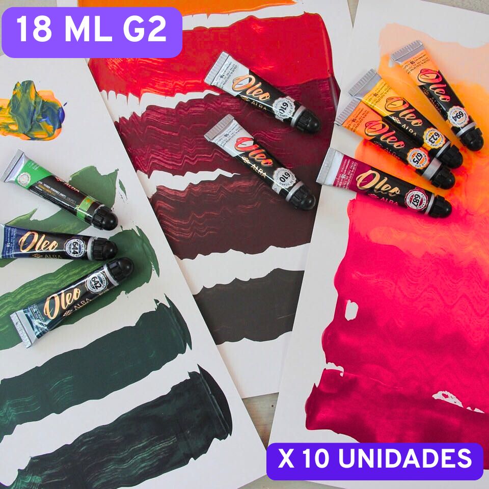 Colores a eleccion

lista grupo 2:

blanco de titanio
blanco de zinc
violeta ultramar
amarillo claro
amarillo mediano
amarillo oro
gris de payne
anaranjado de cadmio (imit)
anaranjado permanente
bermellon (imit)
rojo permanente (nuevo)
bordeaux permanente
amarillo de cadmio (imit)