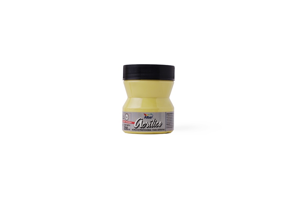 Acrilico prof alba 200ml g3 titanato amarillo - 200ML - Alba Artística