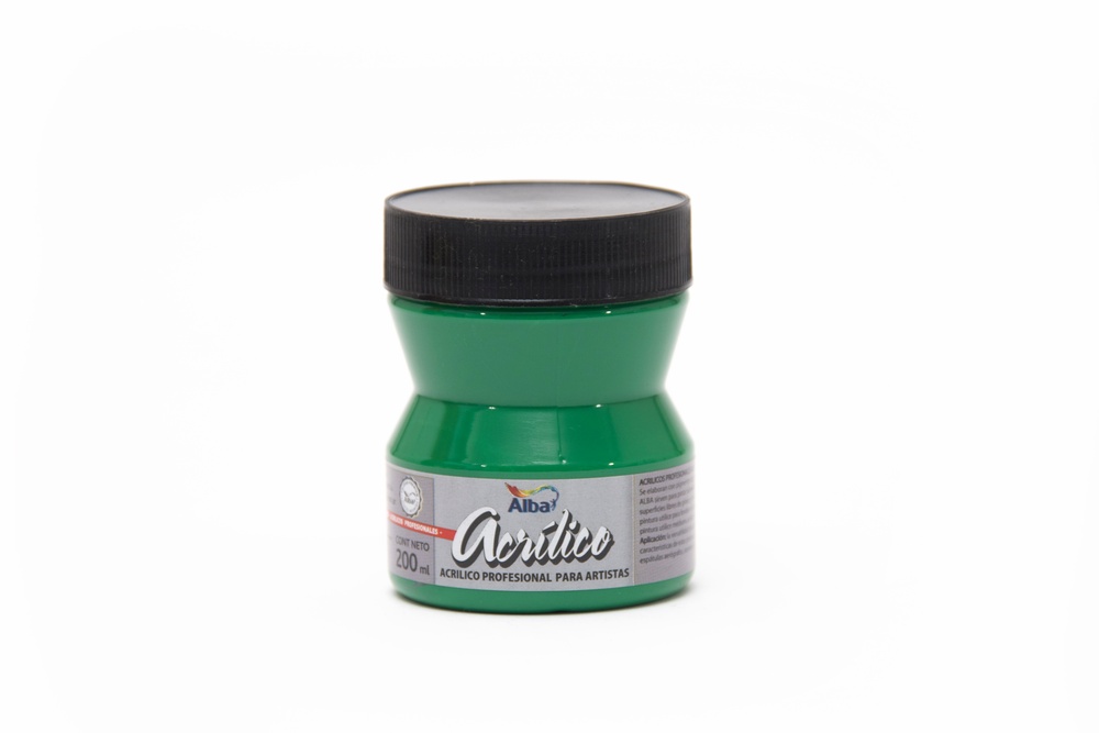 Acrilico prof alba 200ml g4 titanato verde - 200ML - Alba Artística