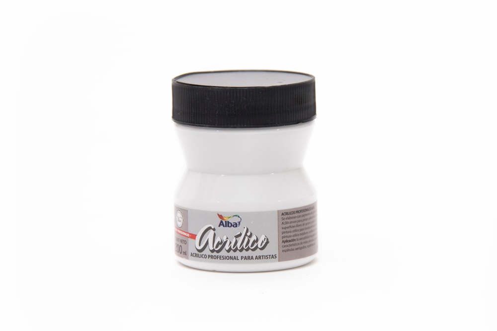 Acrilico prof alba 200 ml g1 blanco de titanio - 200ML - Alba Artística