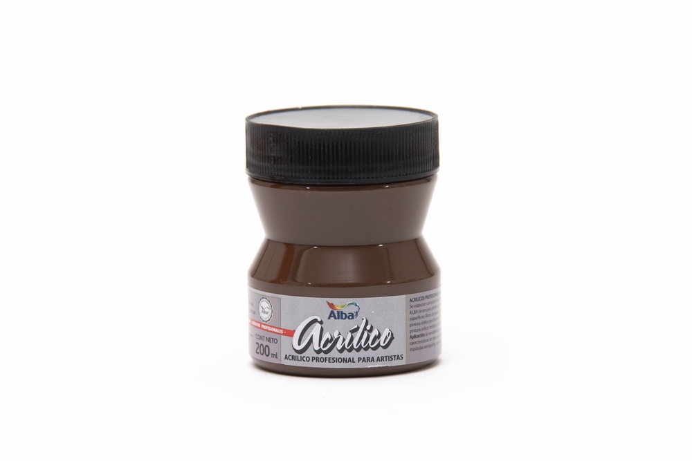 Acrilico prof alba 200 ml g1 tierra sombra tostada - 200ML - Alba Artística
