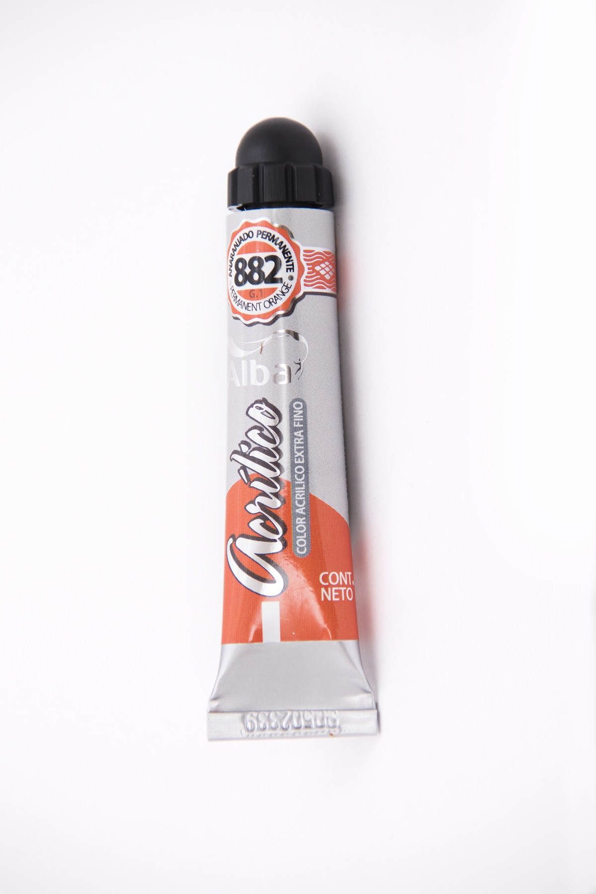 Acrilico profesional alba 18ml 882 - anaranjado permanente - Alba Artística