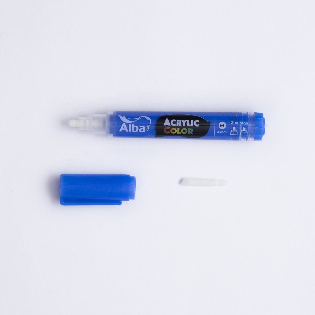 Marcador acrilico alba m 4mm azul ultramar - Acrylic 4mm M - Alba Artística