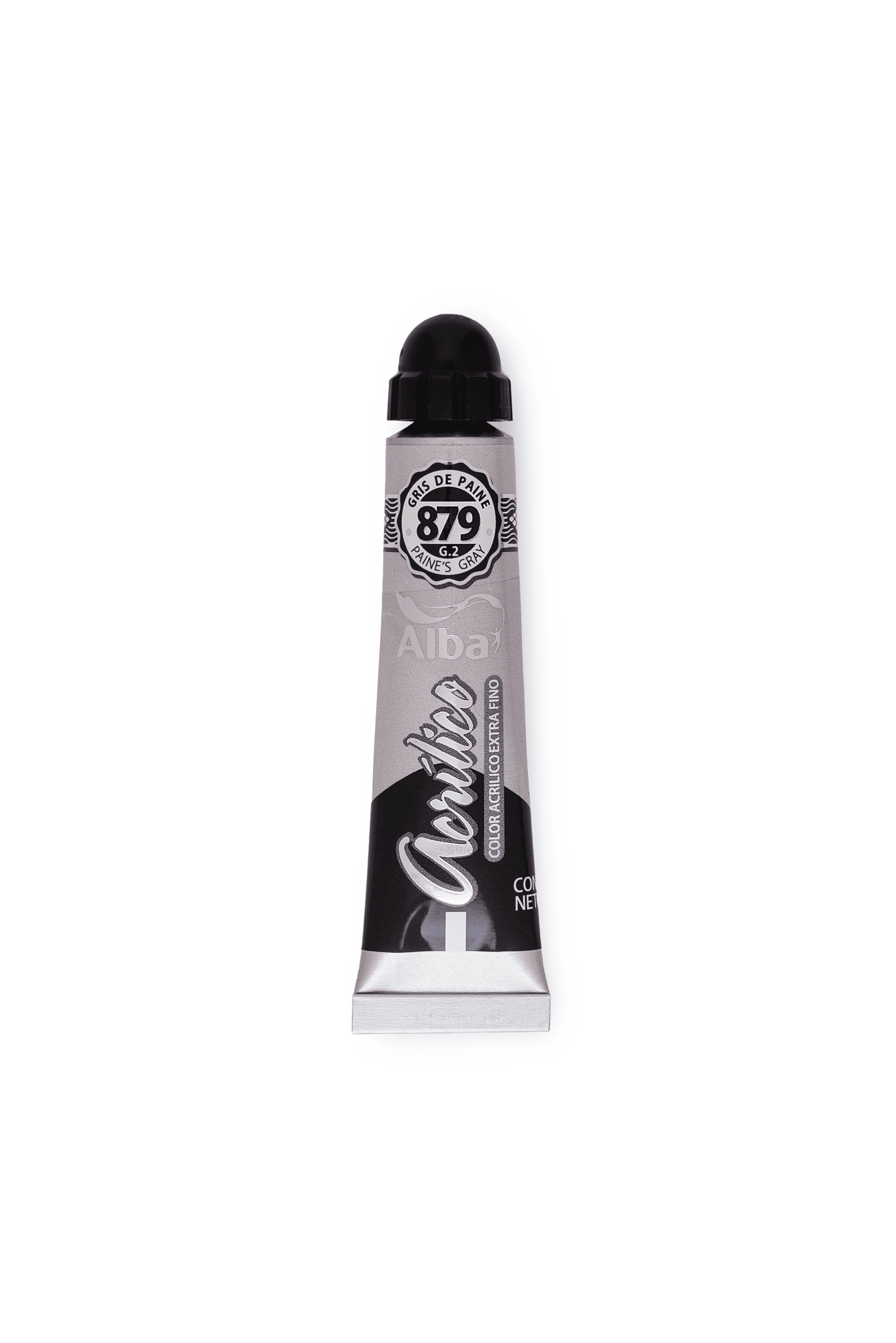 Acrilico profesional alba g2 879 gris de payne 18ml - 18ML - Alba Artística