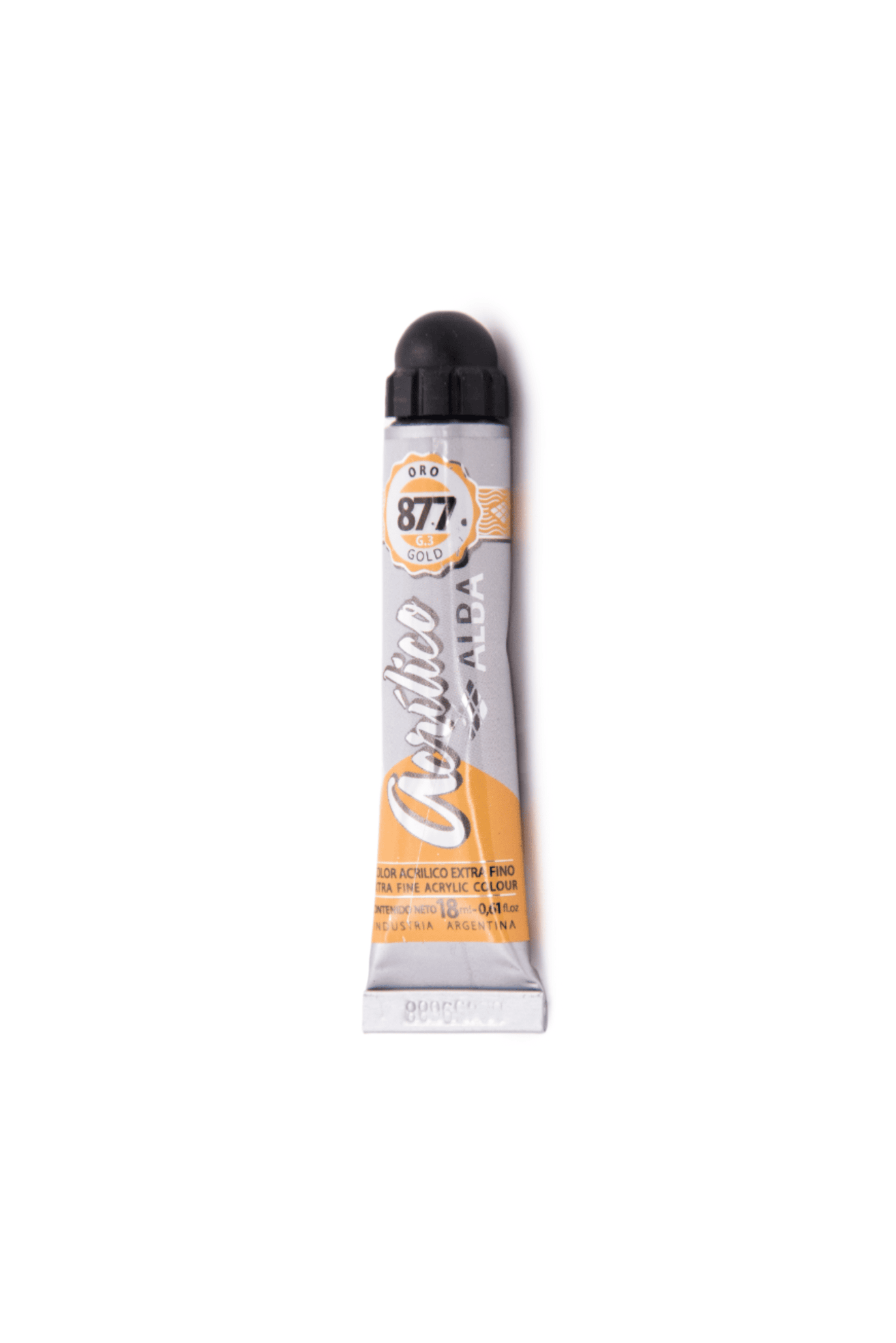 Acrilico profesional alba g3 877 oro 18ml - 18ML - Alba Artística